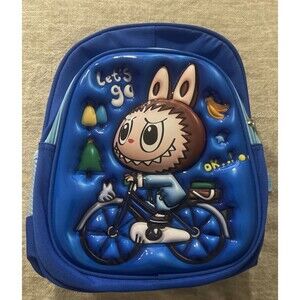 Monster Backpack 3D Hard-shell School  Backpack Blue
